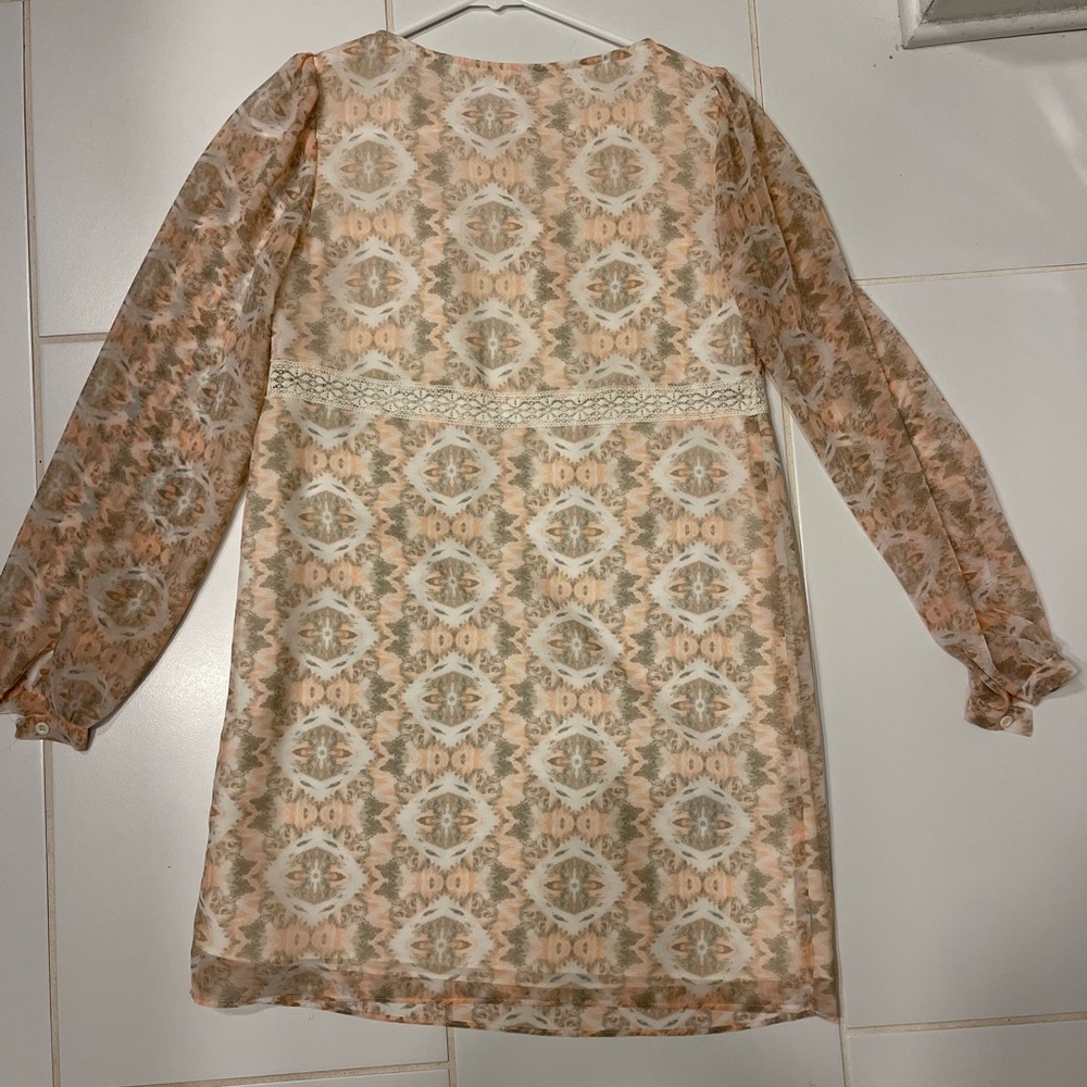 BCBGeneration Long Sleeve Shift Dress